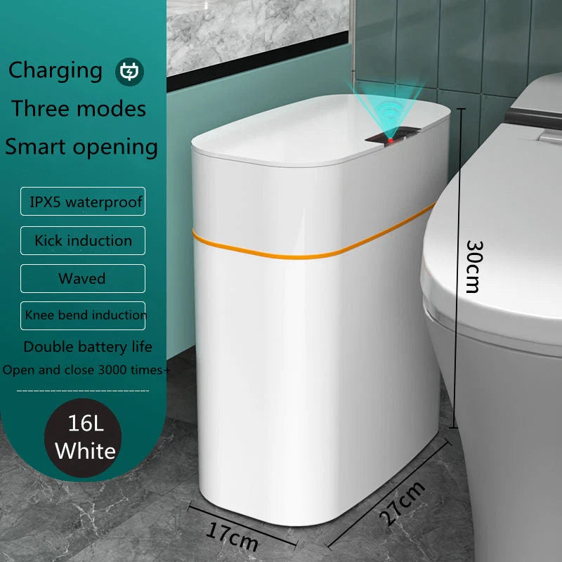 Trash Can Touchless UV Sterilization Insect-Proof Lid