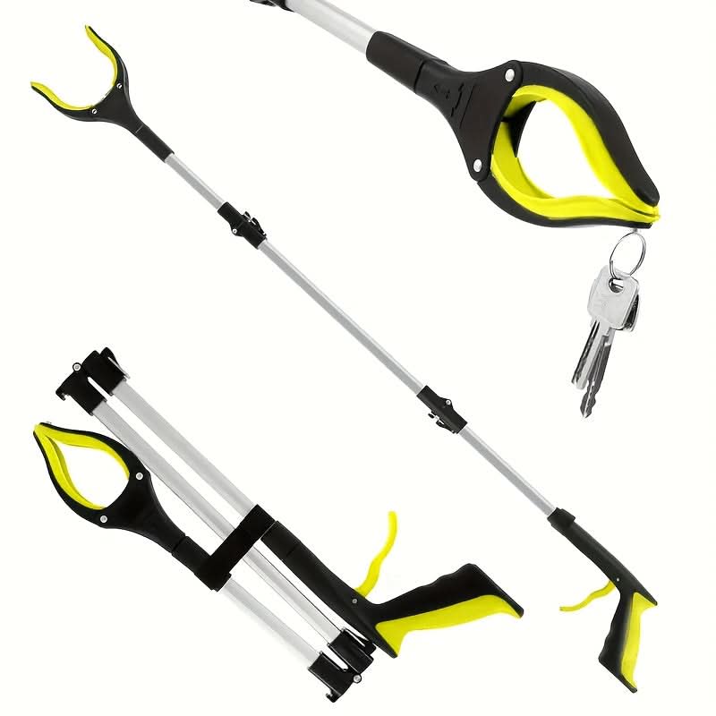 Trash Grabber Tool Foldable Telescopic Magnetic Tip