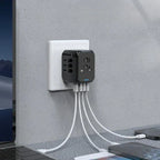 Travel Adapter Universal 4 Port USB Surge Protection