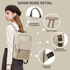 Travel Backpack 20-35L Water-Resistant Multi-Pocket
