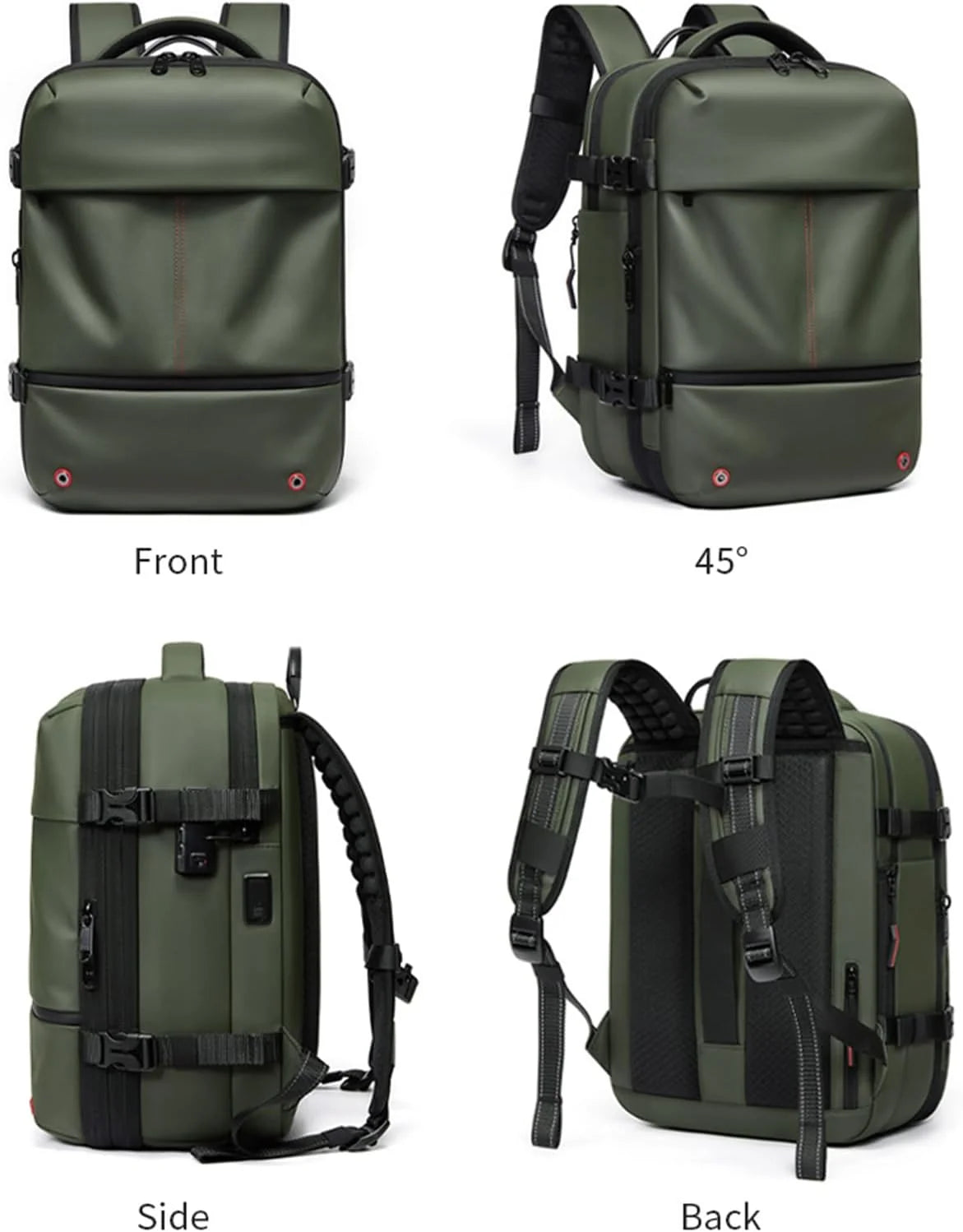 Travel Backpack 48L Expandable Vacuum Compression Waterproof