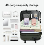 Travel Backpack 48L Expandable Vacuum Compression Waterproof