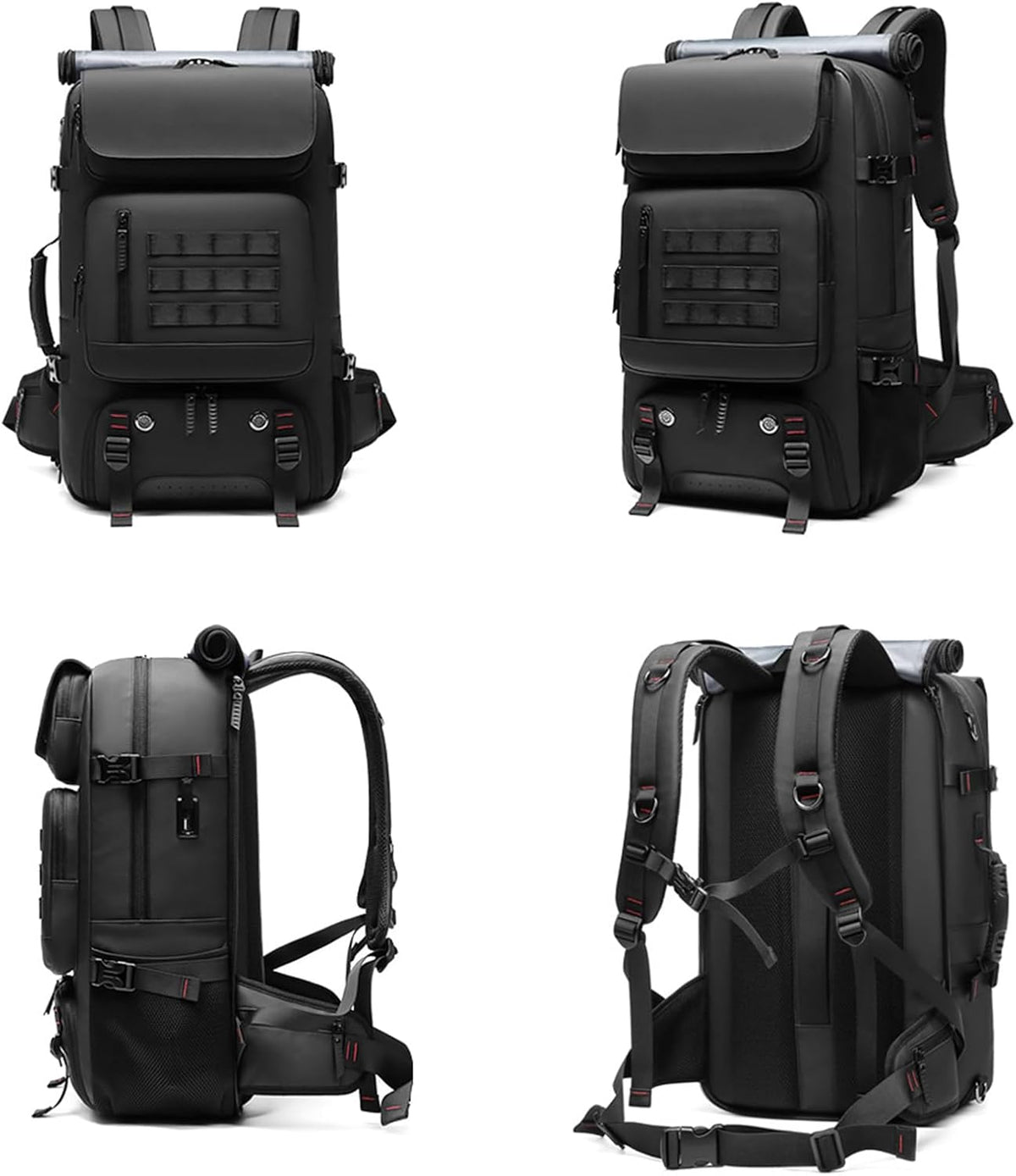 Travel Backpack 50L Waterproof USB Charging Port