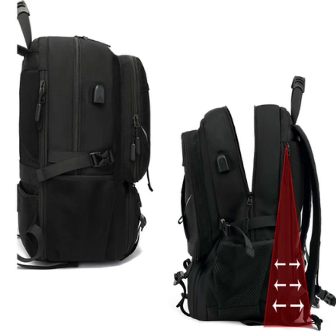 Travel Backpack 60 L Expandable Water-Repellent Oxford Fabric