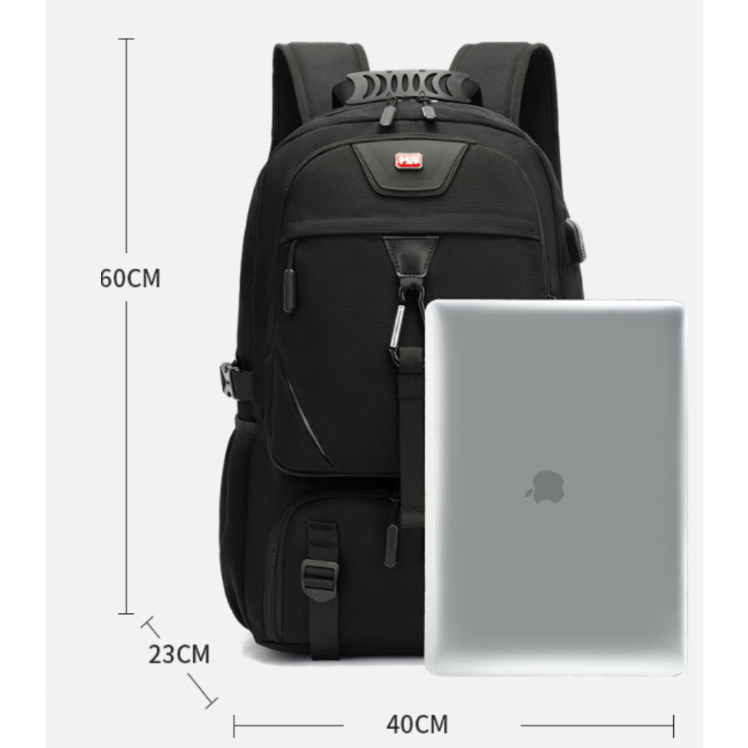 Travel Backpack 60 L Expandable Water-Repellent Oxford Fabric