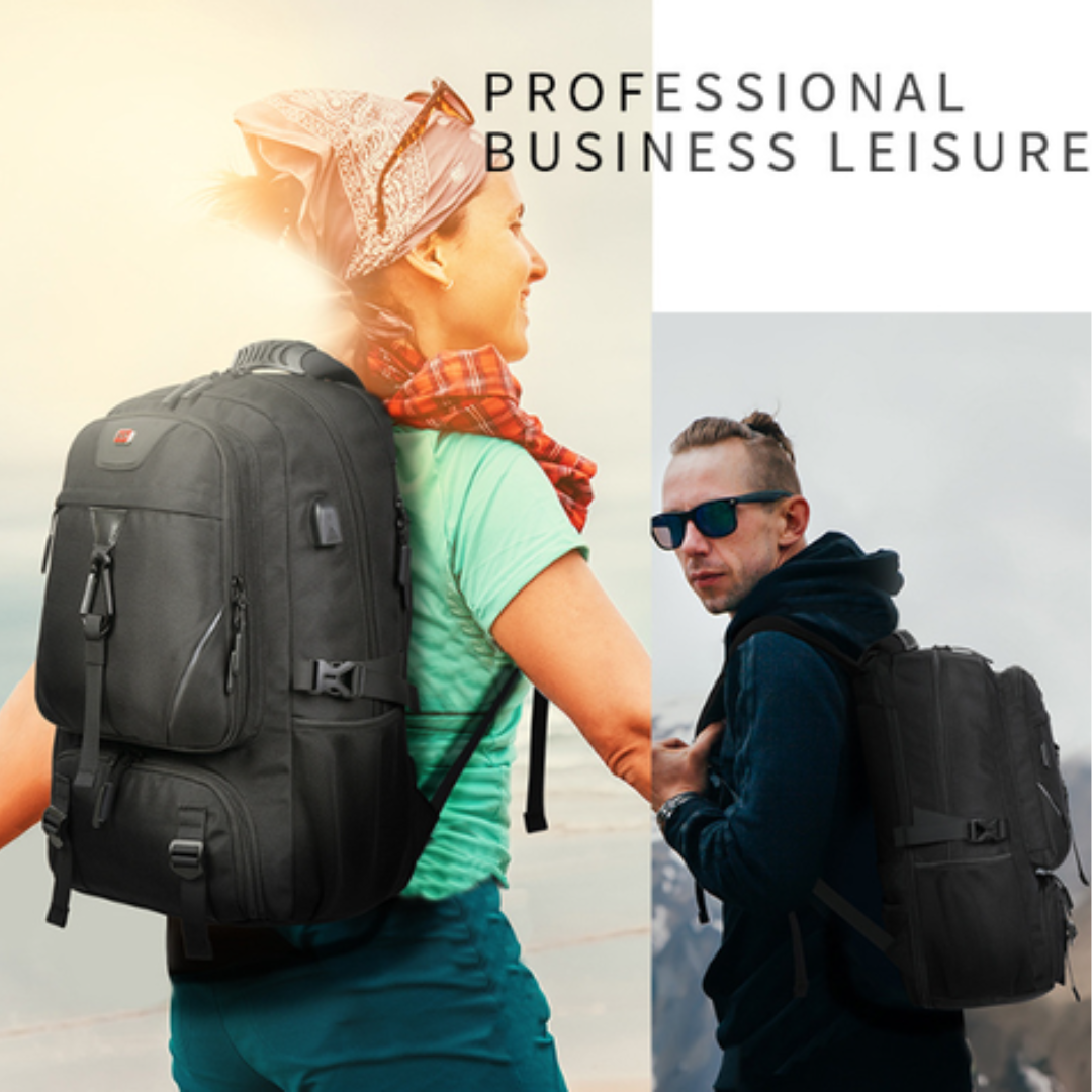 Travel Backpack 60 L Expandable Water-Repellent Oxford Fabric