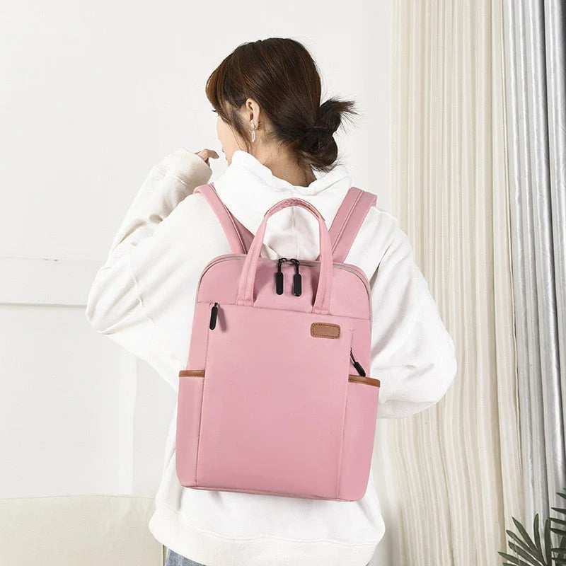 Travel Backpack Anti-Theft Hidden Back Zipper & Luggage Sleeve
