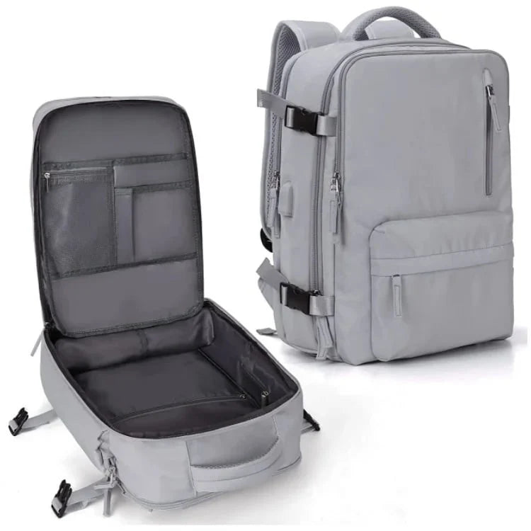 Travel Backpack Anti-Theft Pocket & USB Charging