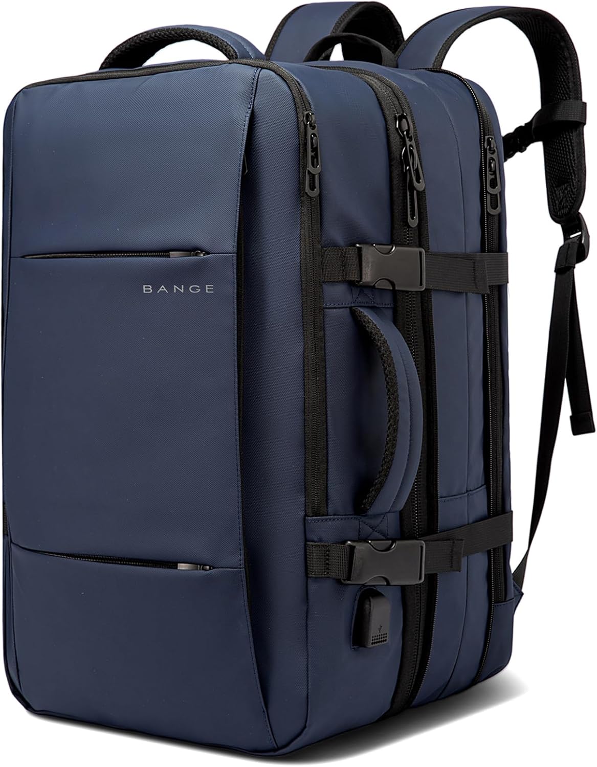 Travel Backpack Expandable 26–45L Laptop Sleeve & Anti-Theft Pocket