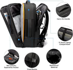 Travel Backpack Expandable 26–45L Laptop Sleeve & Anti-Theft Pocket