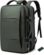 Travel Backpack Expandable 26–45L Laptop Sleeve & Anti-Theft Pocket
