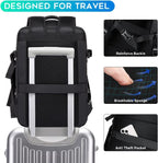 Travel Backpack Expandable 26–45L Laptop Sleeve & Anti-Theft Pocket