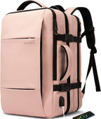 Travel Backpack Expandable 26–45L Laptop Sleeve & Anti-Theft Pocket