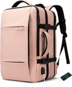 Travel Backpack Expandable 26–45L Laptop Sleeve & Anti-Theft Pocket