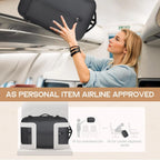 Travel Backpack Expandable 40L Water-Resistant Laptop Sleeve & USB