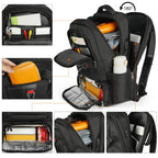 Travel Backpack Fits 17.3 in Laptop Insulated Food Compartment
