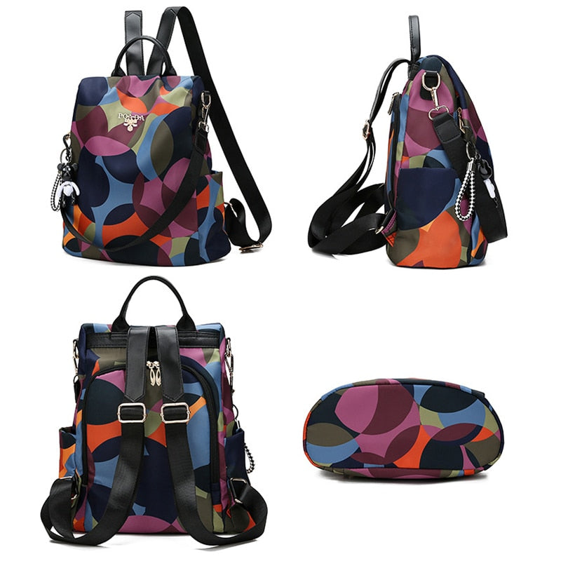 Travel Backpack Hidden Back Access Water-Resistant & Multi-Pocket