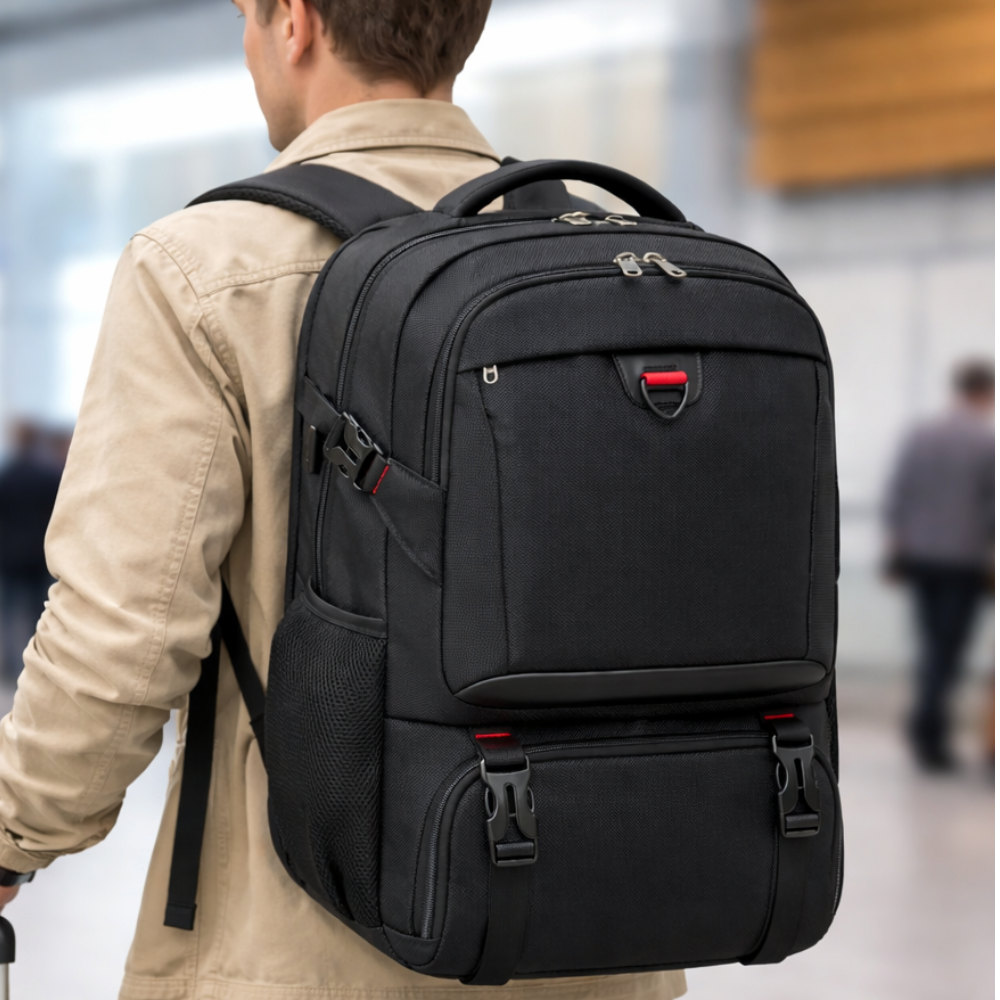 Travel Backpack Insulated Food Compartment Padded Laptop Sleeve