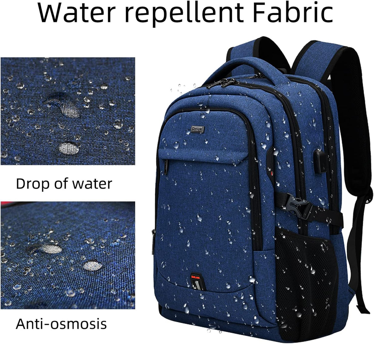 Travel Backpack Laptop 13–17 Inch Anti-Theft USB Charging