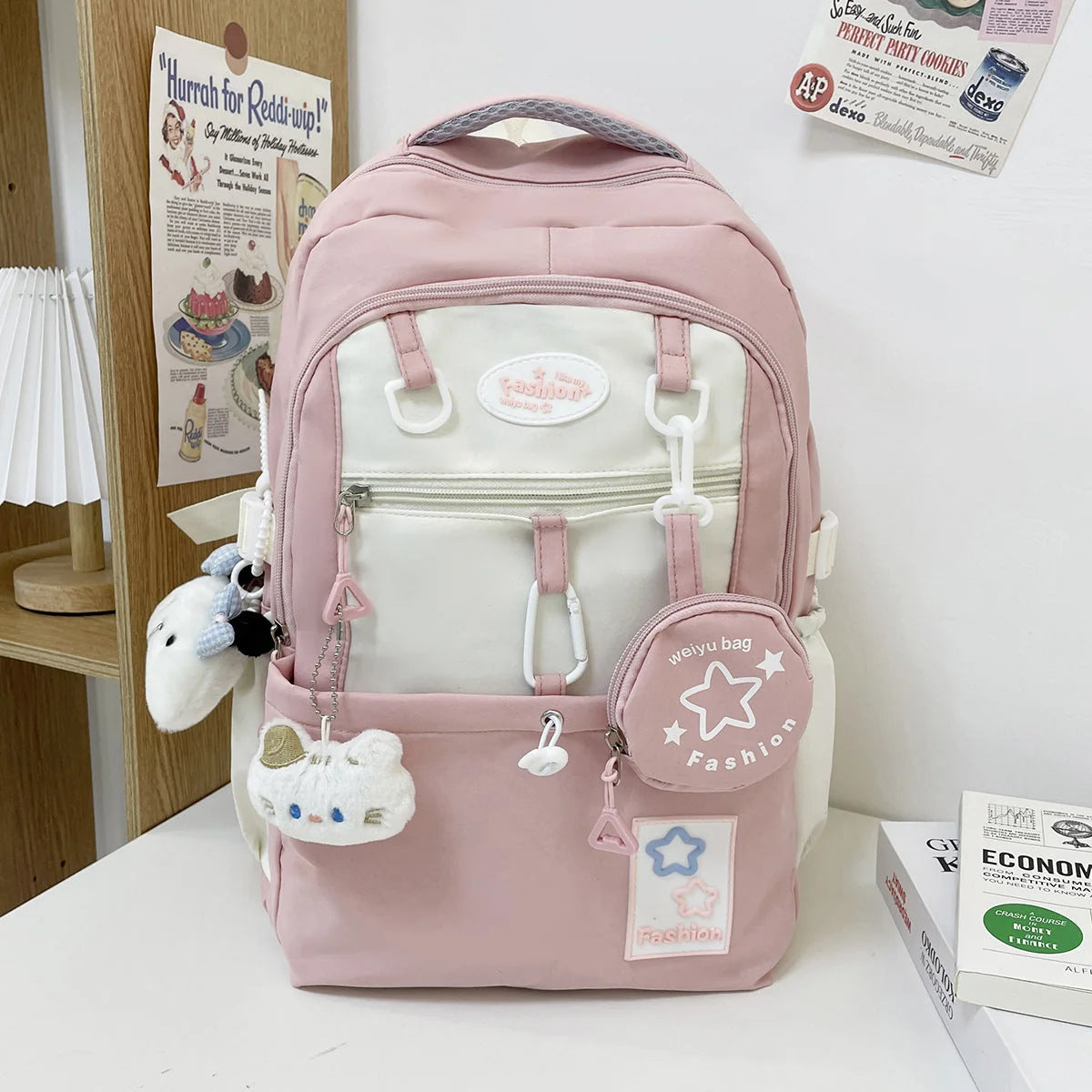 Travel Backpack Laptop Friendly Multiple Compartments Padded Straps