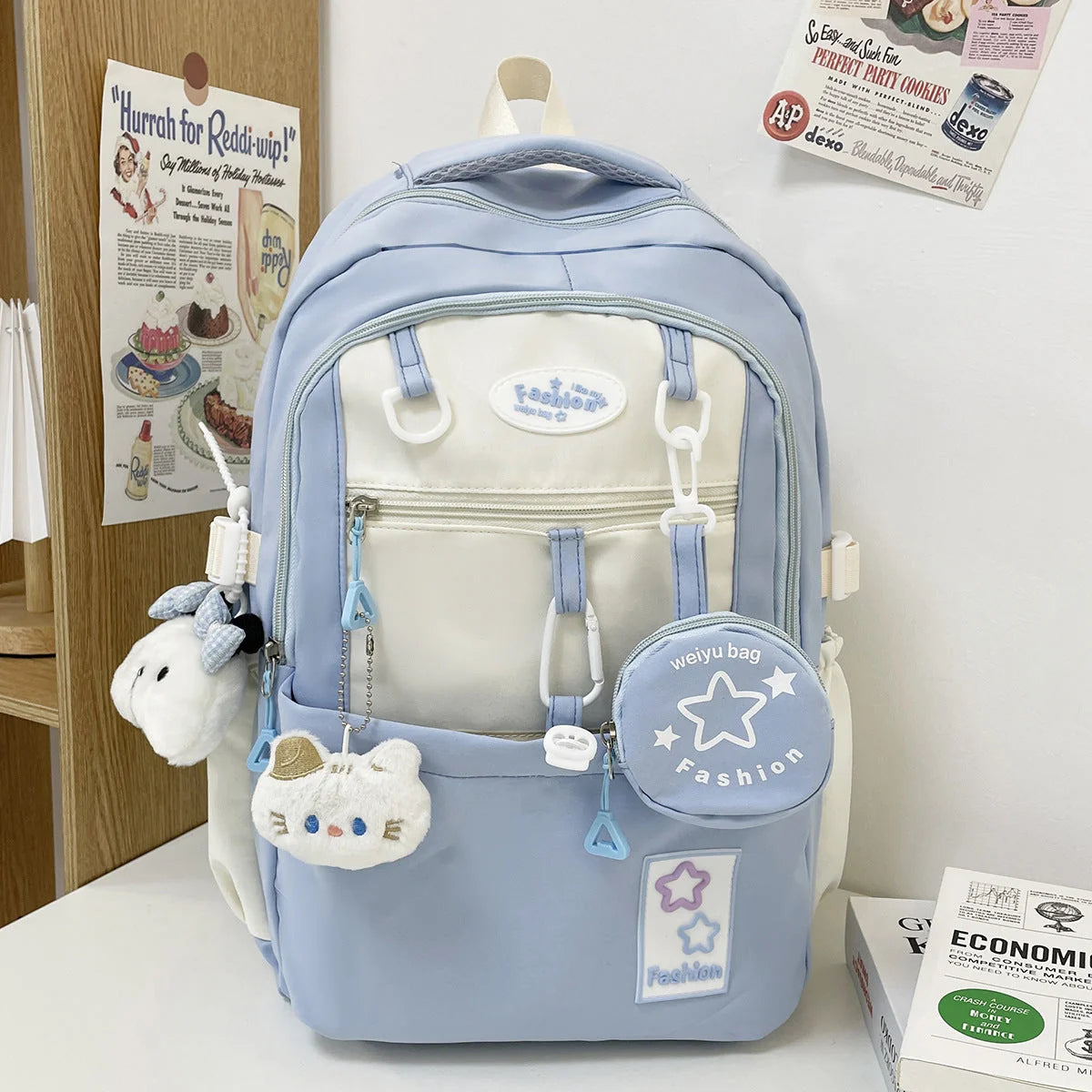 Travel Backpack Laptop Friendly Multiple Compartments Padded Straps