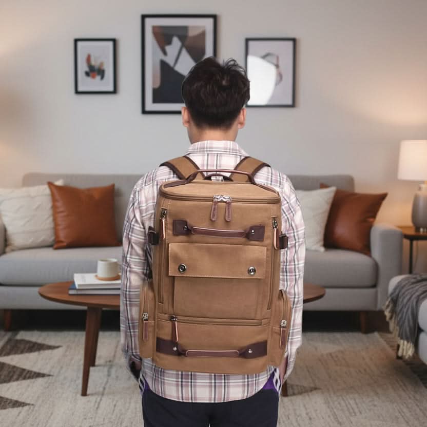 Travel Backpack Large Capacity Laptop Compartment Padded Shoulder Straps