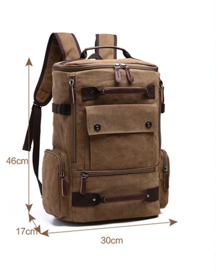 Travel Backpack Large Capacity Laptop Compartment Padded Shoulder Straps