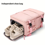 Travel Backpack Large Capacity Separate Shoe Compartment