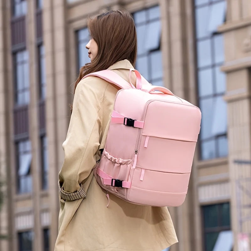 Travel Backpack Large Capacity Separate Shoe Compartment
