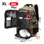 Travel Backpack Large Capacity Water-Resistant Polyester