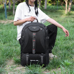 Travel Backpack Padded Laptop Sleeve Water-Resistant Ergonomic Straps