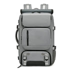 Travel Backpack Separate Shoe Compartment Waterproof Fits 15.6in Laptop