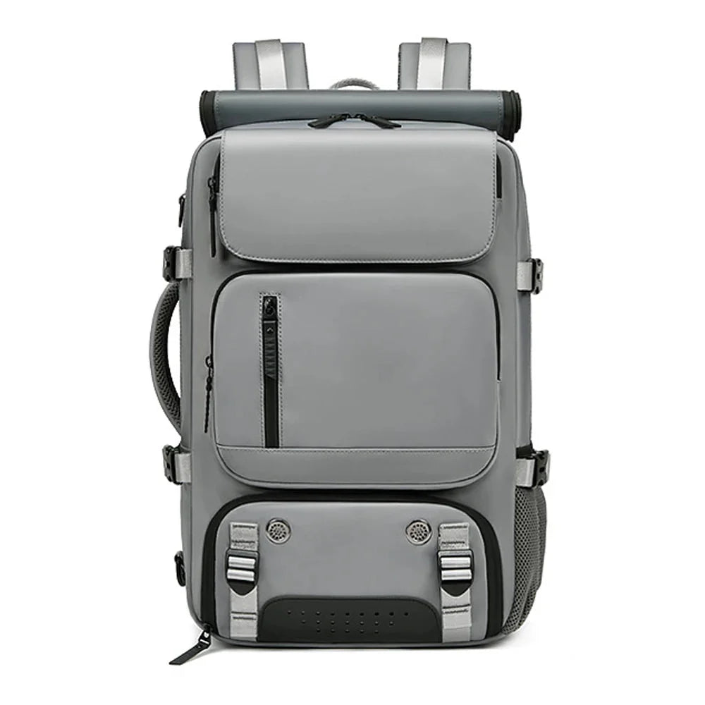 Travel Backpack Separate Shoe Compartment Waterproof Fits 15.6in Laptop