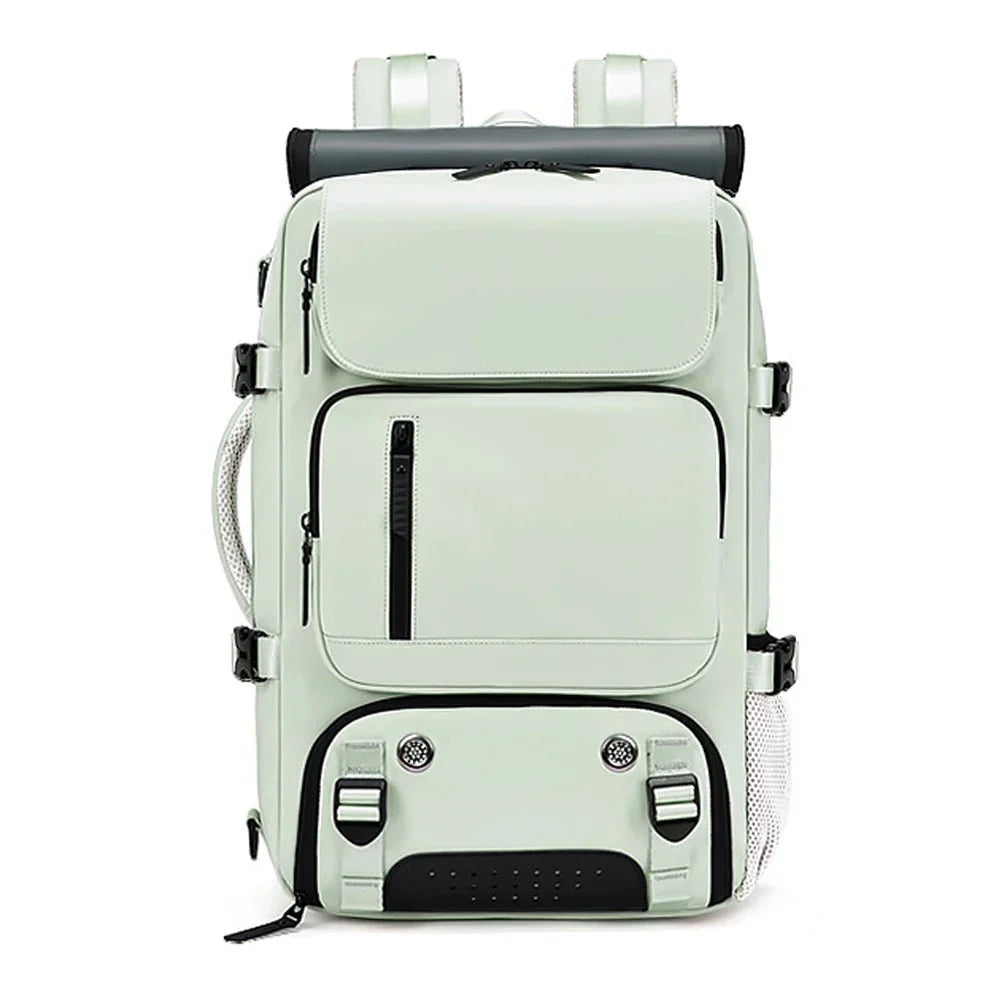 Travel Backpack Separate Shoe Compartment Waterproof Fits 15.6in Laptop
