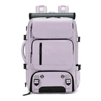 Travel Backpack Separate Shoe Compartment Waterproof Fits 15.6in Laptop