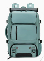 Travel Backpack Separate Shoe Compartment Waterproof Fits 15.6in Laptop