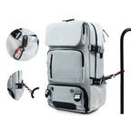 Travel Backpack Separate Shoe Compartment Waterproof Fits 15.6in Laptop