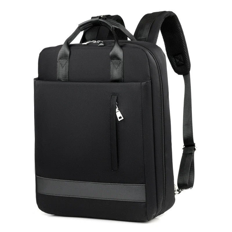 Travel Backpack Slash-Resistant Fabric Hidden Zippers USB Port