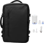 Travel Backpack Vacuum Compression Built-In Pump Expandable 56–75L