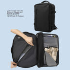 Travel Backpack Vacuum Compression Built-In Pump Expandable 56–75L
