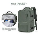 Travel Backpack Water-Repellent 35L USB Charging Port