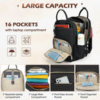 Travel Backpack Water-Resistant TSA-Friendly Lay-Flat Fits 15.6 Inch Laptop