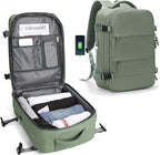 Travel Backpack Water-Resistant USB Charging Laptop Compartment