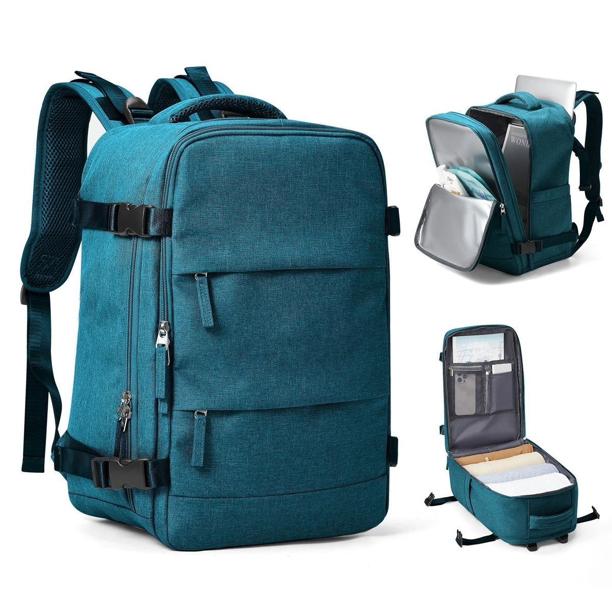 Travel Backpack Water-Resistant & Wet-Dry Compartment 15.6in Laptop Pocket