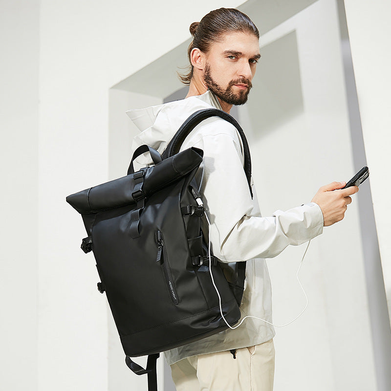 Travel Backpack Waterproof & Expandable Double Joint Shoulder Straps
