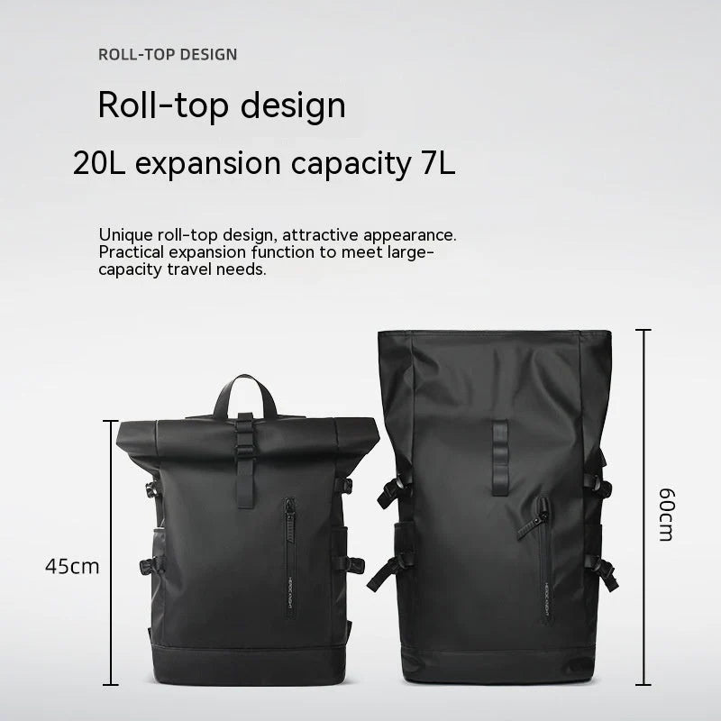 Travel Backpack Waterproof Expandable Laptop Pocket