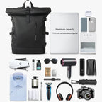 Travel Backpack Waterproof Expandable Laptop Pocket