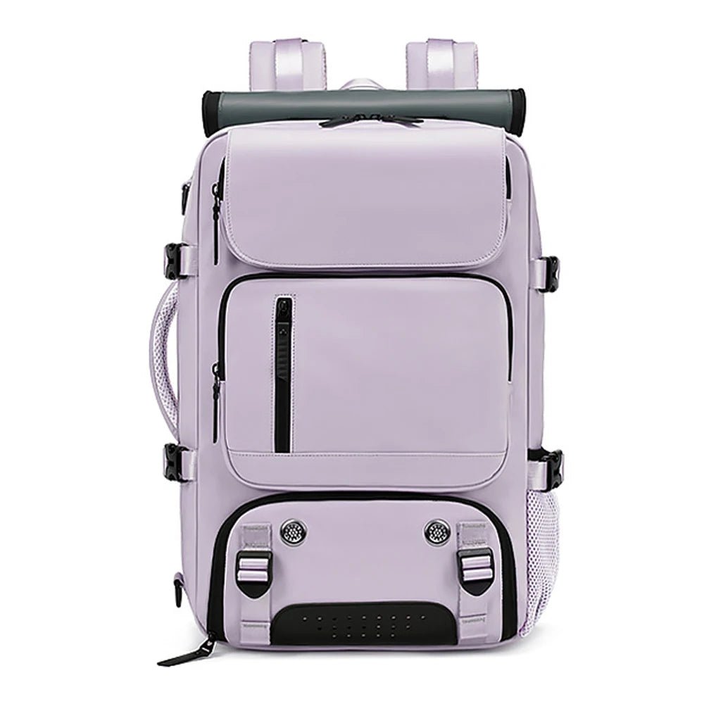 Travel Backpack Waterproof Integrated USB Port & Shoe Compartment