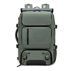 Travel Backpack Waterproof Integrated USB Port & Shoe Compartment