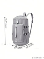 Travel Backpack Waterproof Oxford Multiple Compartments Ergonomic Padded Straps